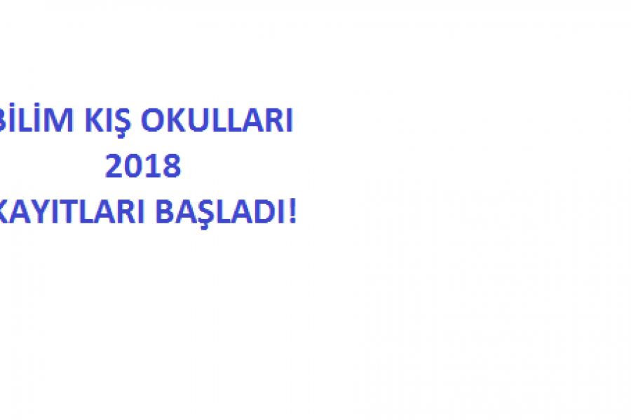 İTÜ BİLİM KIŞ OKULU 2018 KAYITLARI BAŞLADI…